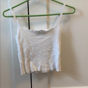 White tank top
